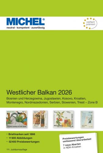 Michel Katalog Westlicher Balkan 2026 (E 6) 6083-2 Neu