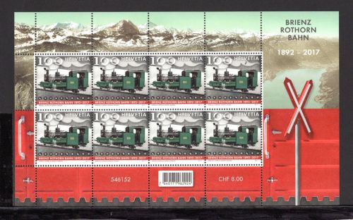 Schweiz Kleinbogen MiNr. 2492 postfrisch Eisenbahn