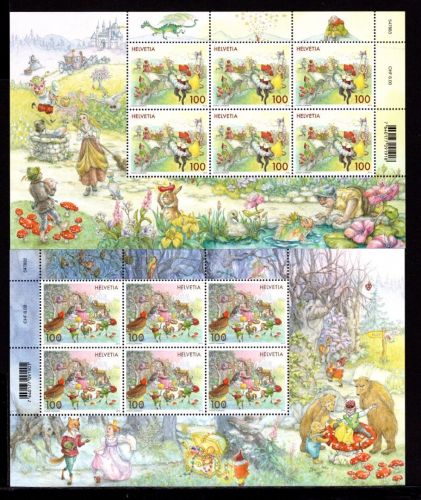 Schweiz Kleinbögen MiNr. 2553-2554 postfrisch Märchen
