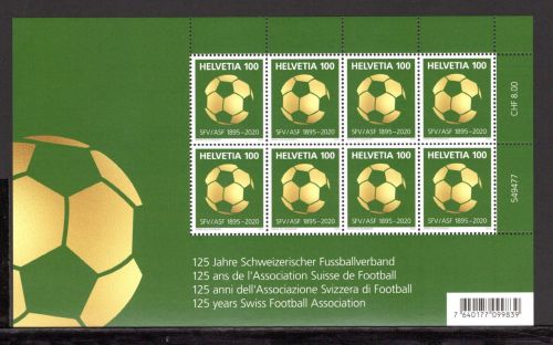 Schweiz Kleinbogen MiNr. 2639 postfrisch Fußballverband