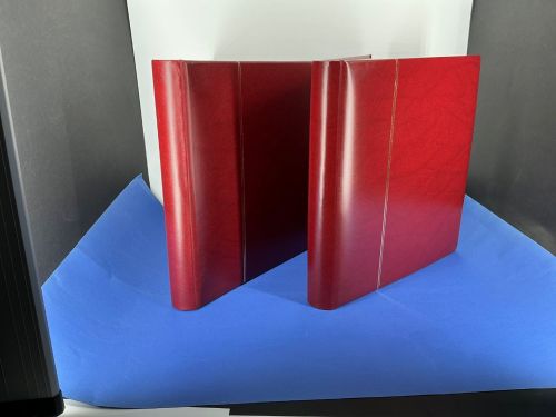 Safe "Skai" Ringbinder Rot unwattiert , 2Stück gebraucht