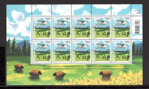 Schweiz Kleinbogen MiNr. 2908 postfrisch 100 Jahre Sonderflug