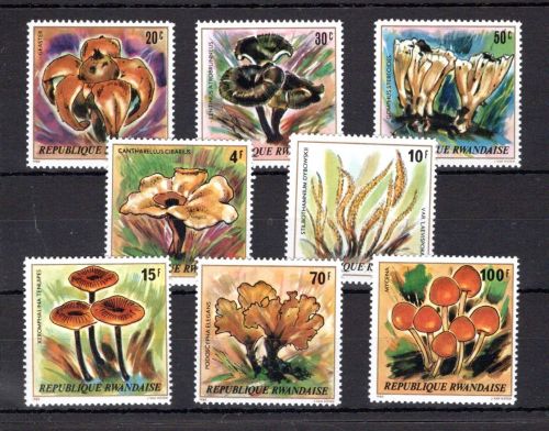 Ruanda MiNr. 1051-1058 postfrisch Pilze