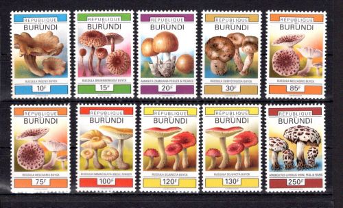 Burundi MiNr. 1746-1755 postfrisch Pilze