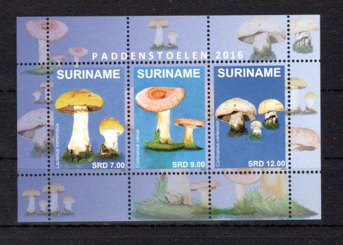 Surinam MiNr. Block 124 postfrisch Pilze