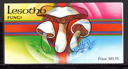 Lesotho Markenheftchen mit MiNr. 411-414 postfrisch Pilze