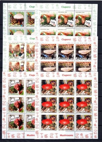 Rumänien Kleinbögen MiNr. 6262-6267 postfrisch Pilze