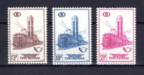 Belgien Postpaketmarken MiNr. 41-43 postfrisch