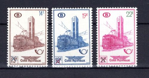 Belgien Postpaketmarken MiNr. 44-46 postfrisch