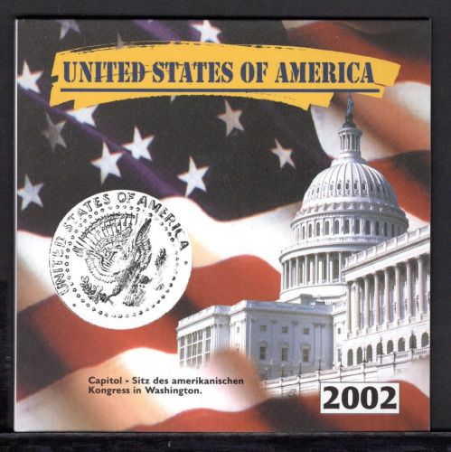USA 2002 5 Quarter Dollars US-States im Folder ST