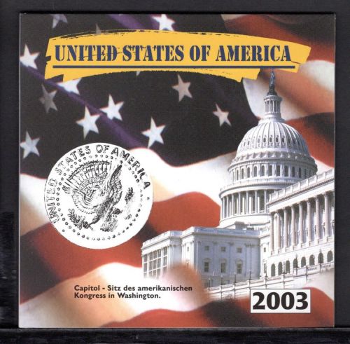 USA 2003 5 Quarter Dollars US-States im Folder ST