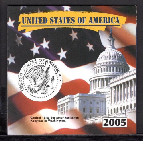 USA 2005 5 Quarter Dollars US-States im Folder ST