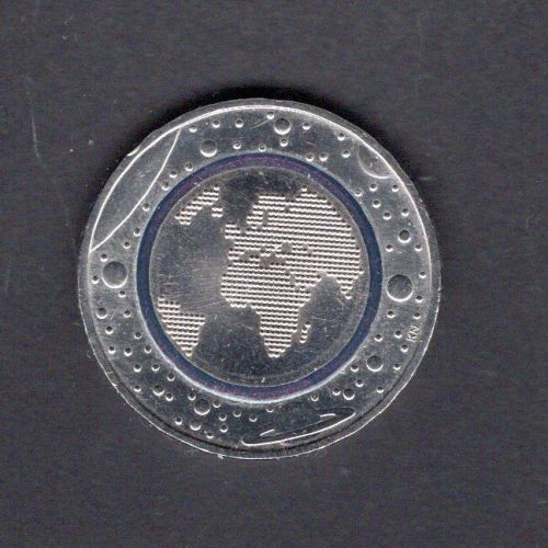 Bund 2016 F 5 Euro Planet Erde blauer Polymerring
