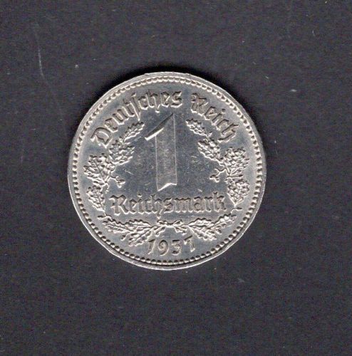 Deutsches Reich 1937 E 1 Reichsmark
