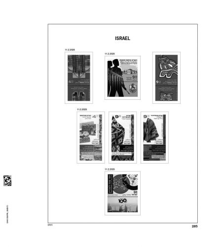 DAVO Israel Vordrucke Luxus 2025 DV5955 Neuware