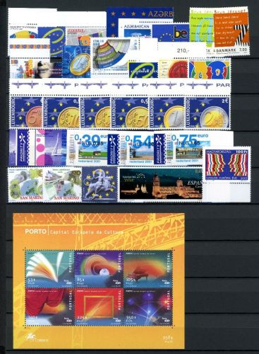 CEPT Mitläufer Jahrgang 2001 postfrisch