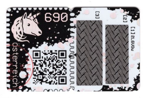 Österreich 2019 Cryp.stamp MiNr. 3470/ANK 3491a Teil- Ersttagsstempel