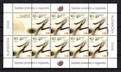Kroatien Kleinbogen MiNr. 761 postfrisch Fussball WM 2006