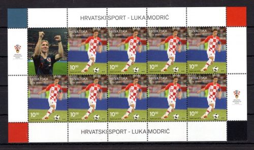 Kroatien Kleinbogen MiNr. 1386 postfrisch Luka Modric
