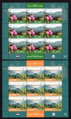 Kroatien Kleinbögen MiNr. 1402-1403 postfrisch Nationalparks