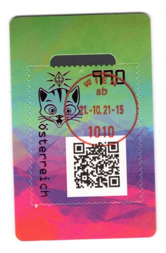 Österreich Cryp MiNr. 3615 Block 128 ANK 9a Katze schwarz Ersttagsstempel