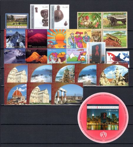 UNO Genf Jahrgang 2002 postfrisch