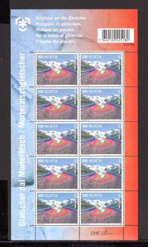 Schweiz Kleinbogen MiNr. 2097 postfrisch Gletscher