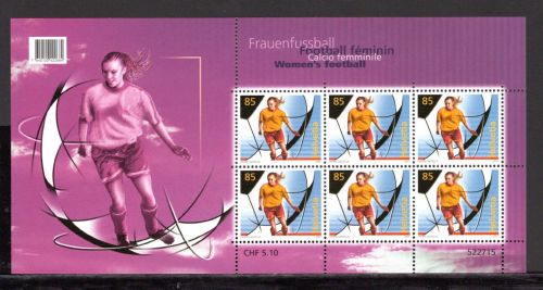 Schweiz Kleinbogen MiNr. 1997 postfrisch Frauenfussball
