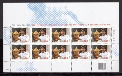 Schweiz Kleinbogen MiNr. 2006 postfrisch Roger Federer