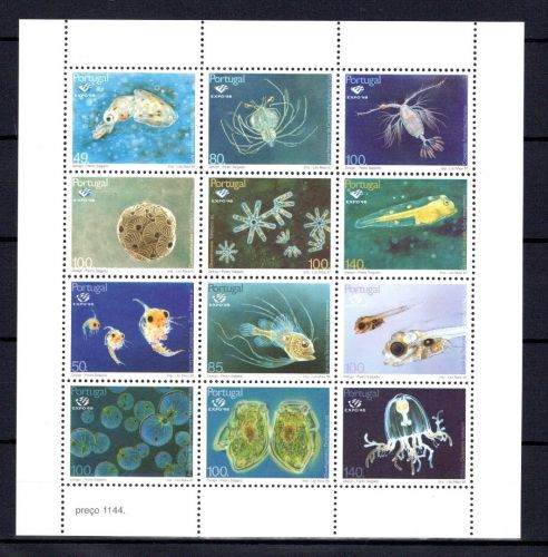 Portugal Kleinbogen aus MiNr. 2218-2248 postfrisch Plankton etc.