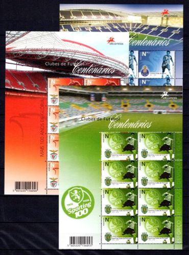 Portugal Kleinbögen MiNr. 3022-3024 postfrisch Fussball