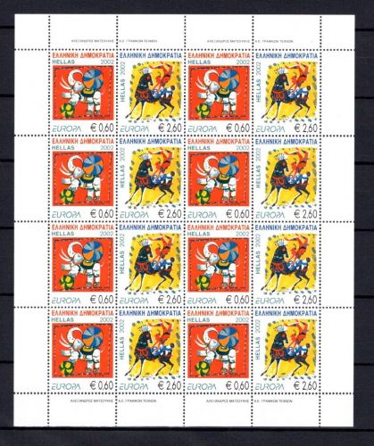 Griechenland Kleinbogen MiNr. 2110-2111 A postfrisch Cept 2002