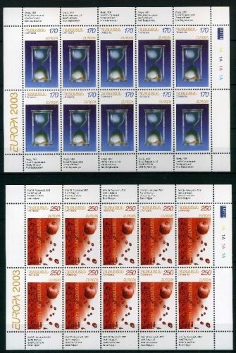 Armenien Kleinbogensatz MiNr. 477-78 postfrisch Cept 2003