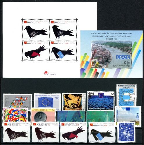 CEPT-Mitläufer Jahrgang 1994 postfrisch