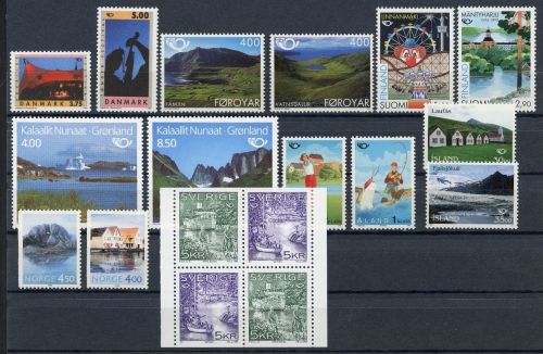 CEPT Skandinavien Jahrgang 1995 postfrisch