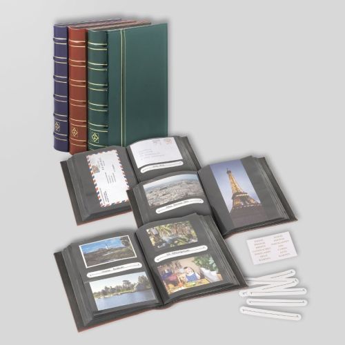 Leuchtturm Vielzweckalbum MULTI Rot für 200 Postkarten, Briefe etc., ungebraucht/ neuwertig