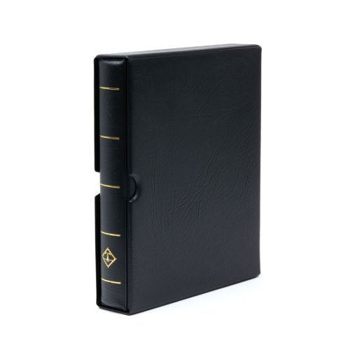 Leuchtturm Ringbinder/ Kassette Schwarz Optima F 311197, ungebraucht/ neuwertig
