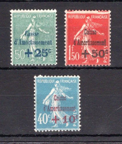 Frankreich MiNr. 264-266 mit Falz