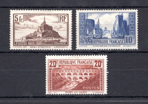 Frankreich MiNr. 240-242 mit Falz