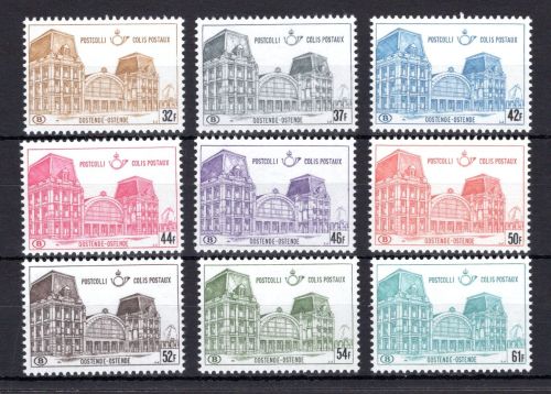 Belgien Postpaketmarken MiNr. 67-75 postfrisch