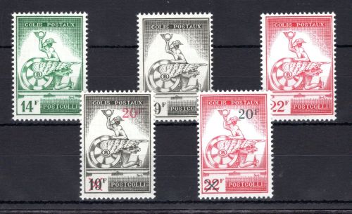 Belgien Postpaketmarken MiNr. 47-51 postfrisch