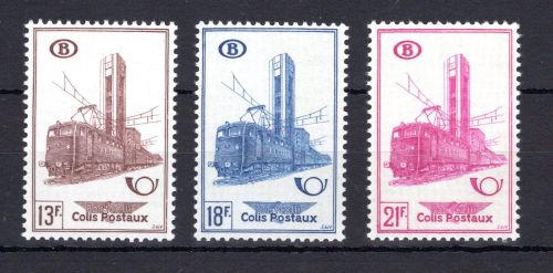 Belgien Postpaketmarken MiNr. 41-43 postfrisch
