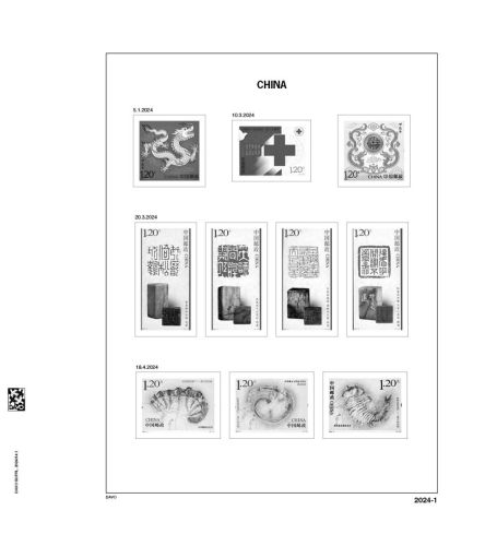 DAVO China Vordrucke Luxus 2024 DV2454 Neuware