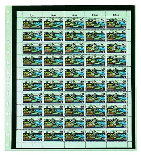 Safe Ganzsachen-Blätter Transparent Nr. 750 (10er Pack) neuwertig