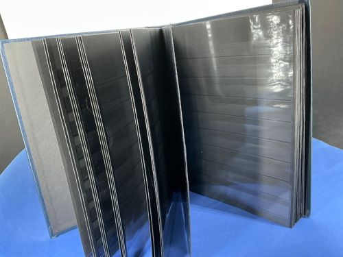 Leuchtturm Einsteckbuch/Kassette Grün PREMIUM, 32 schwarze Seiten neuwertig