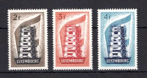 Luxemburg MiNr. 555-557 postfrisch Attest Dr. Massilia