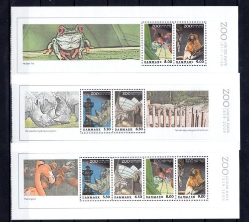 Dänemark H-Blätter MiNr. 107-109 postfrisch