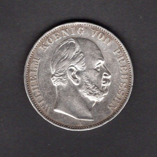 Preussen 1871 Siegestaler König Wilhelm vz
