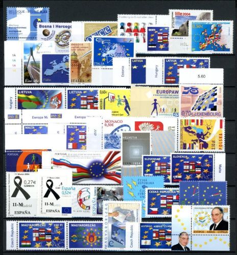 CEPT Mitläufer Jahrgang 2004 MiNr. ohne Monaco postfrisch