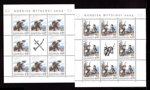 Dänemark Kleinbögen MiNr. 1366-1367 postfrisch Cept Mitläufer 2004